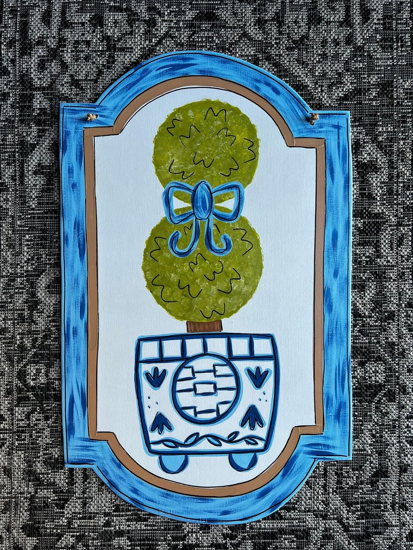 Topiary Door Hanger - Preorder