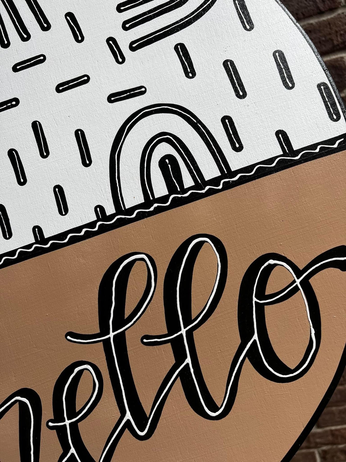 Hello Boho Door Hanger - Preorder