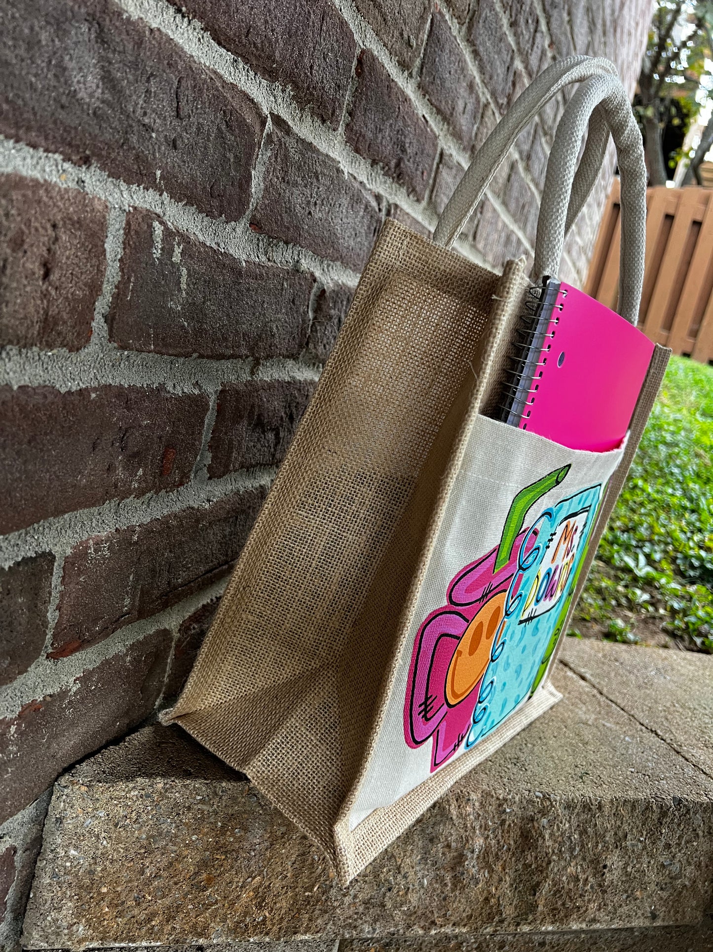Teacher Jute Tote - Preorder