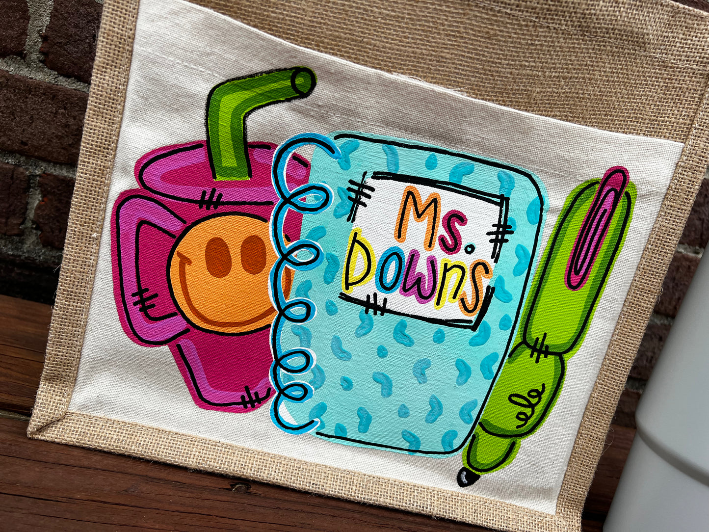 Teacher Jute Tote - Preorder