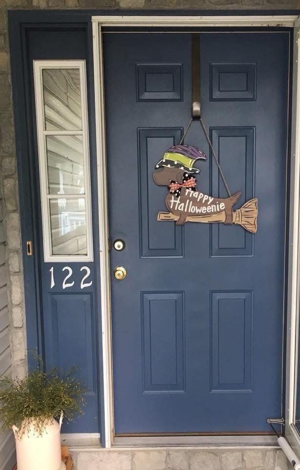 Happy Halloweenie Door Hanger - Preorder