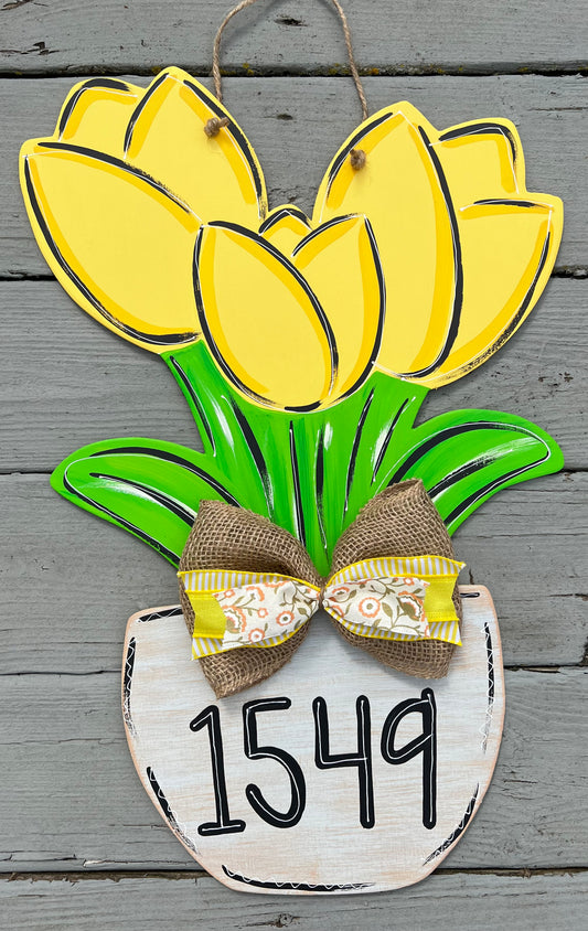 Tulip Door Hanger - Preorder
