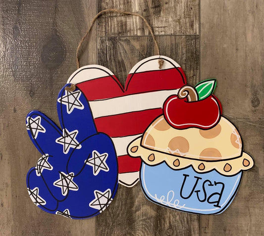 USA Pie Door Hanger - Preorder