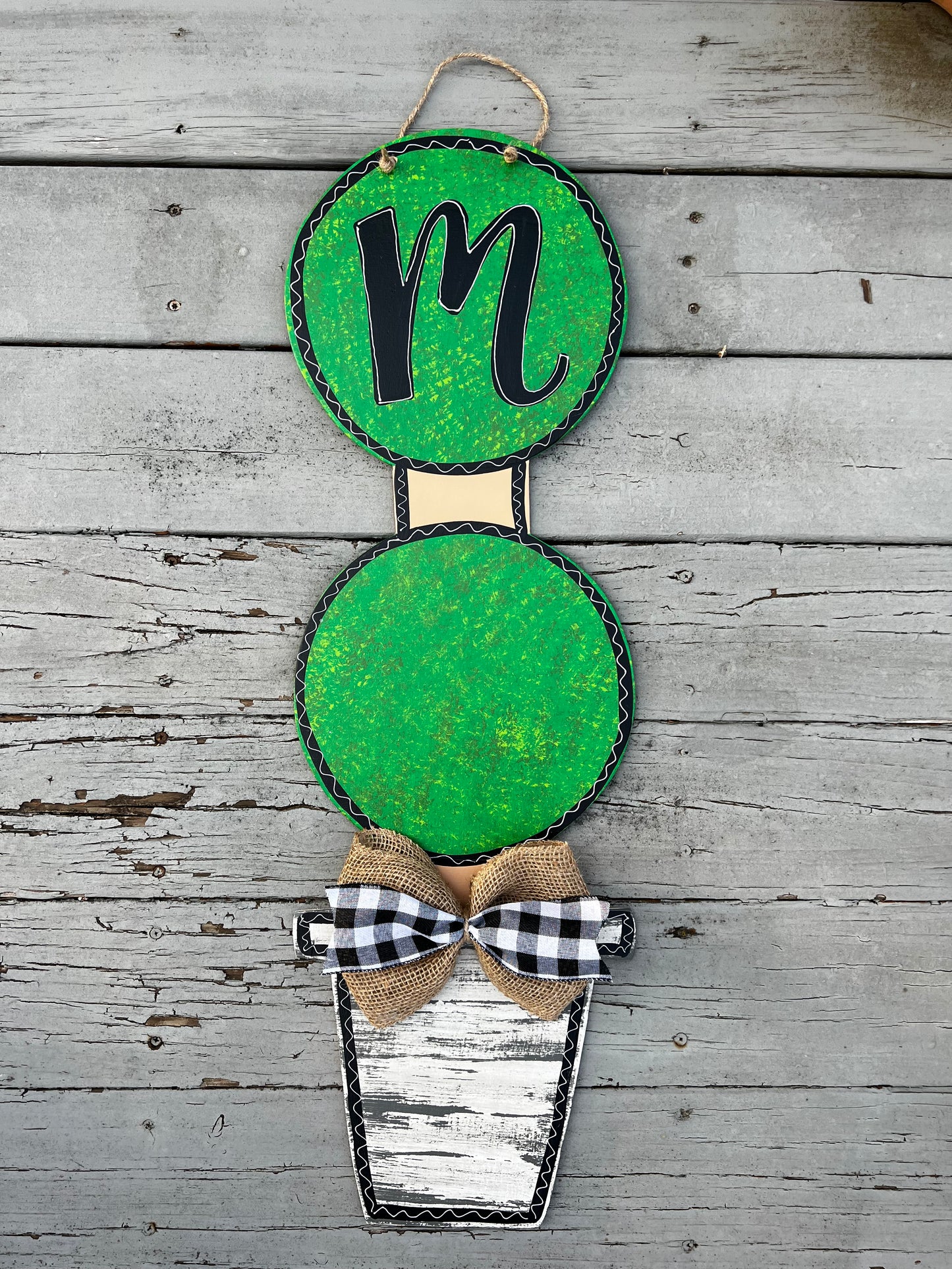 Topiary Door Hanger - Preorder