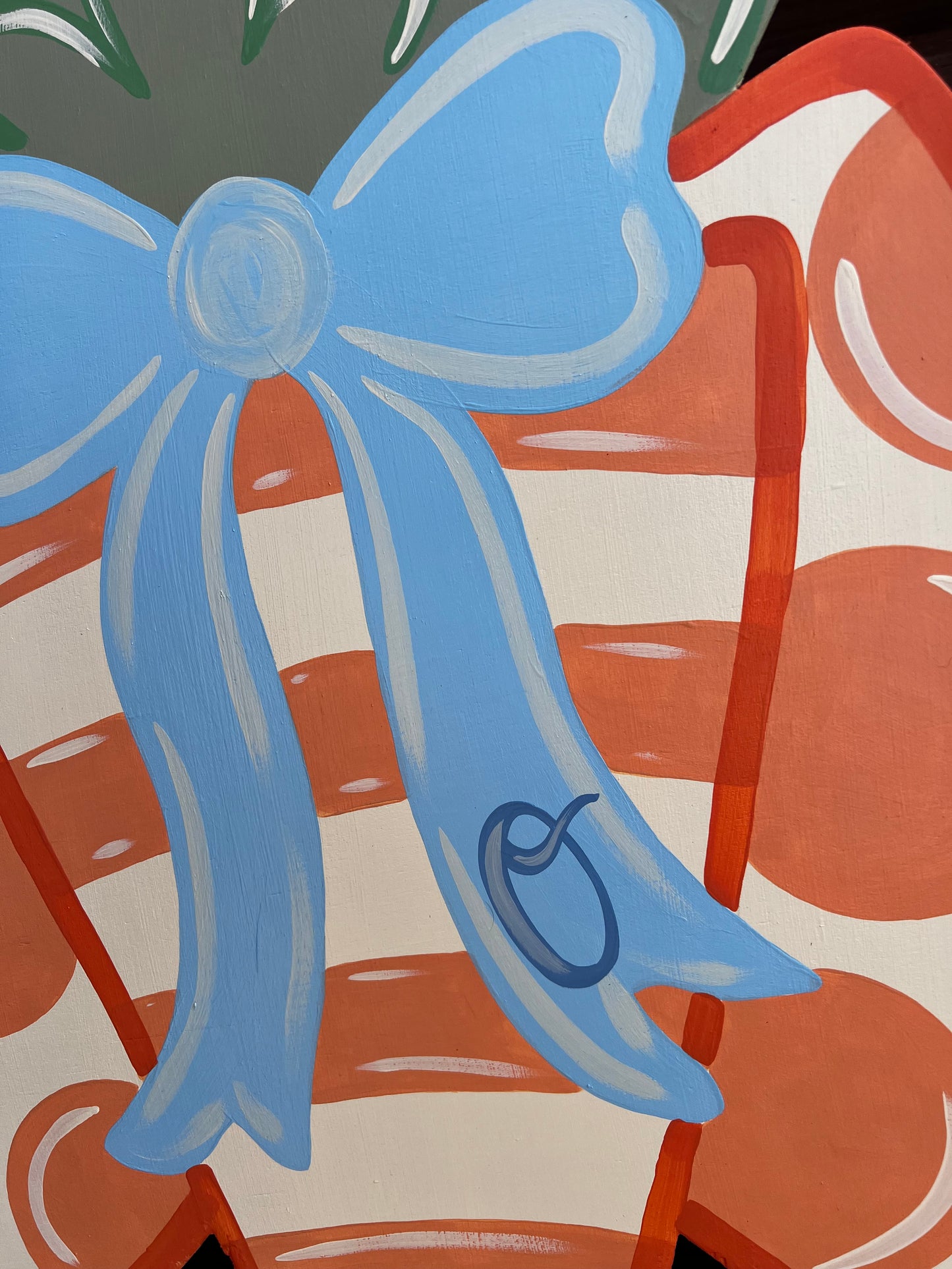 Carrot Initial Door Hanger - PREORDER