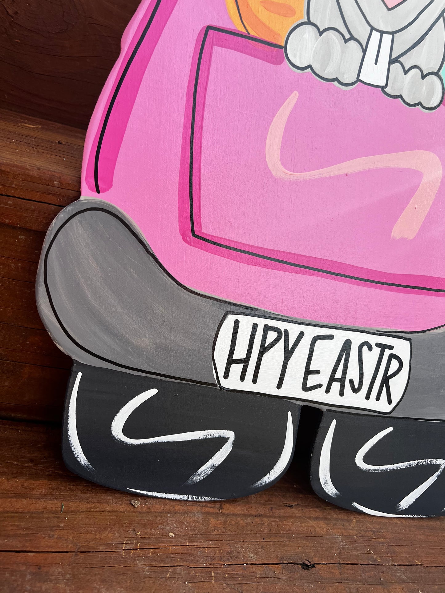 Bunny Truck Door Hanger - Preorder
