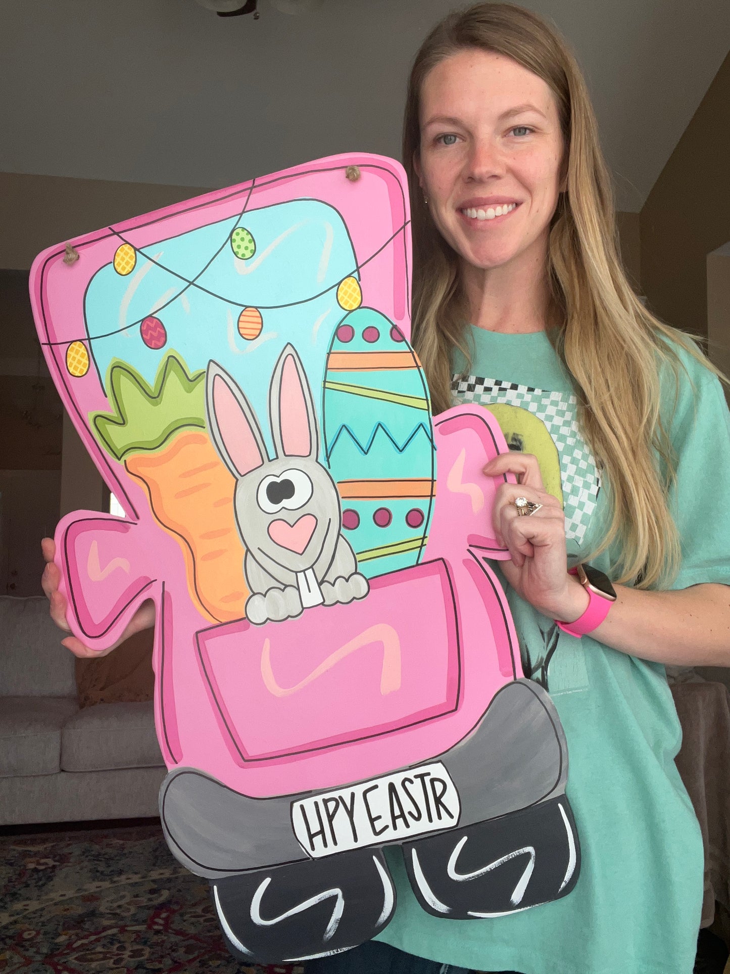 Bunny Truck Door Hanger - Preorder