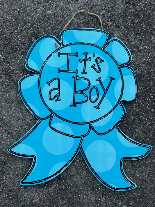 It’s A Boy Door Hanger - Preorder