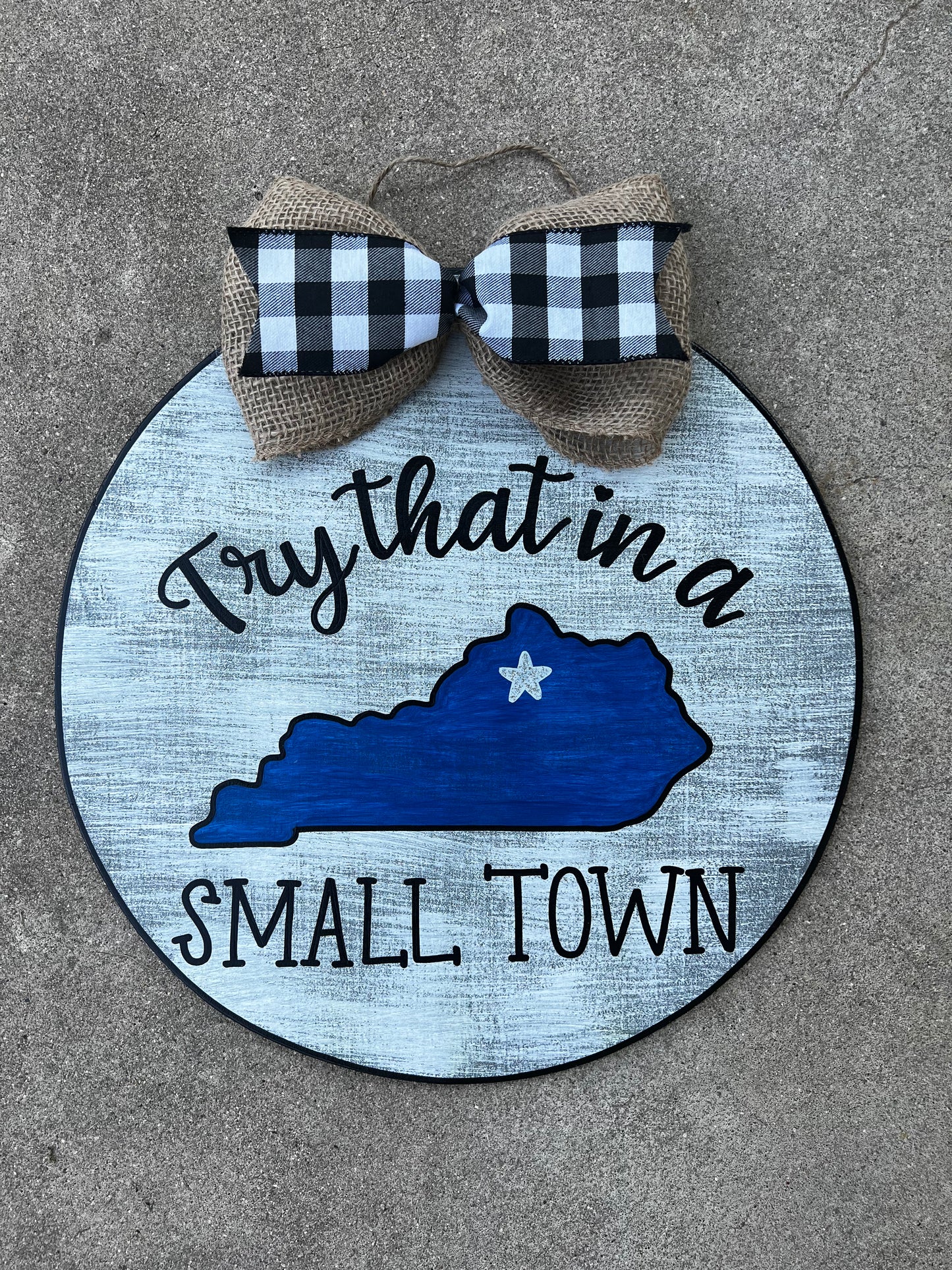 Small Town Door Hanger - Preorder