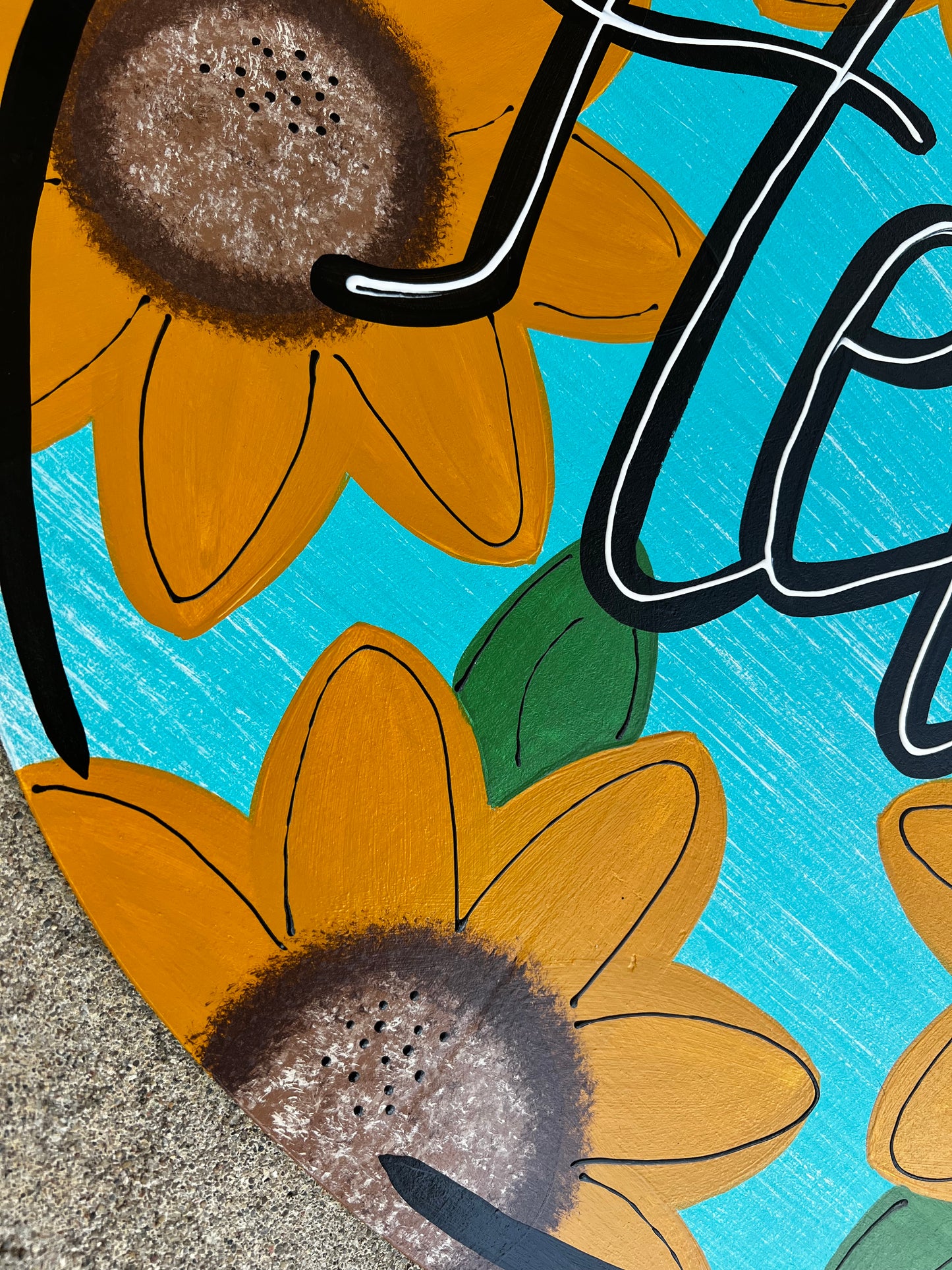 Hello Sunflower Door Hanger - Preorder