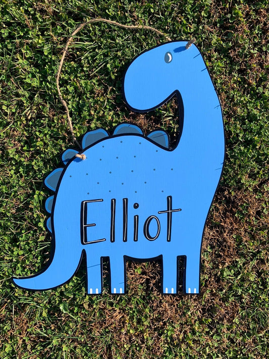Dinosaur Door Hanger - Preorder