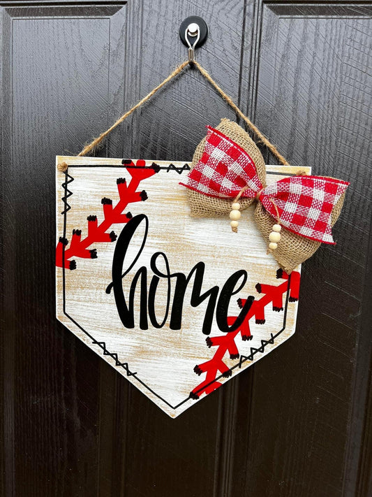 Home Plate Door Hanger - Preorder