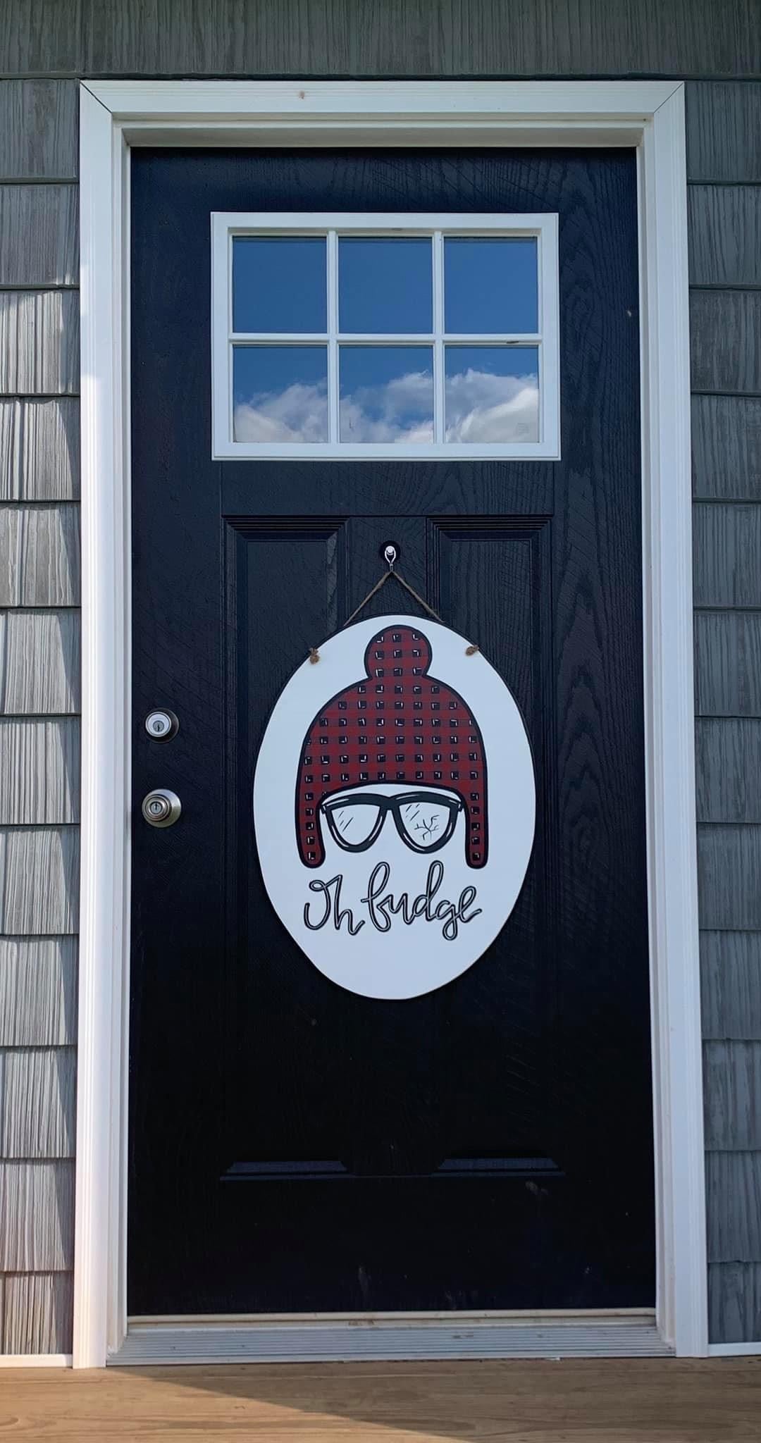 Oh Fudge Door Hanger - Preorder