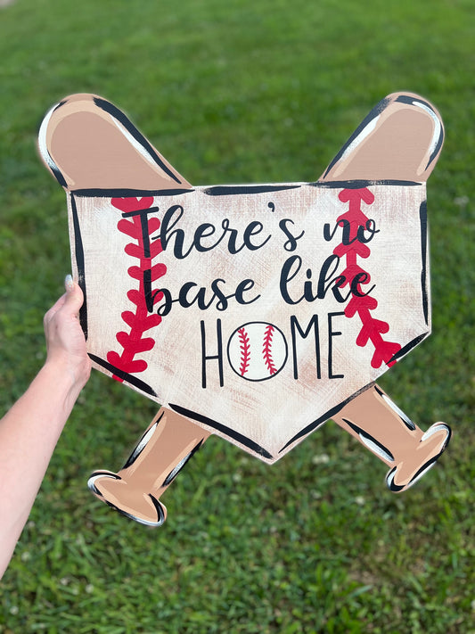 No Base Like Home Door Hanger - Preorder