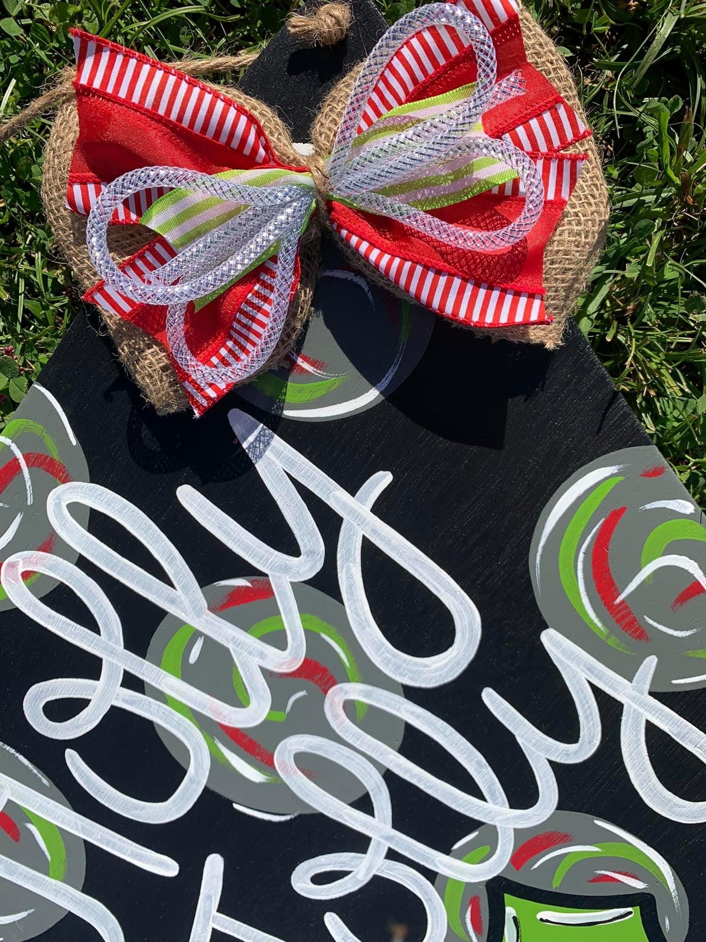 Holly Hat Door Hanger - Preorder