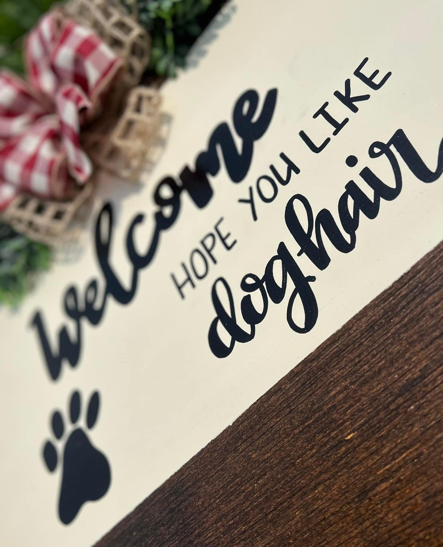 Dog Hair Door Hanger- Preorder