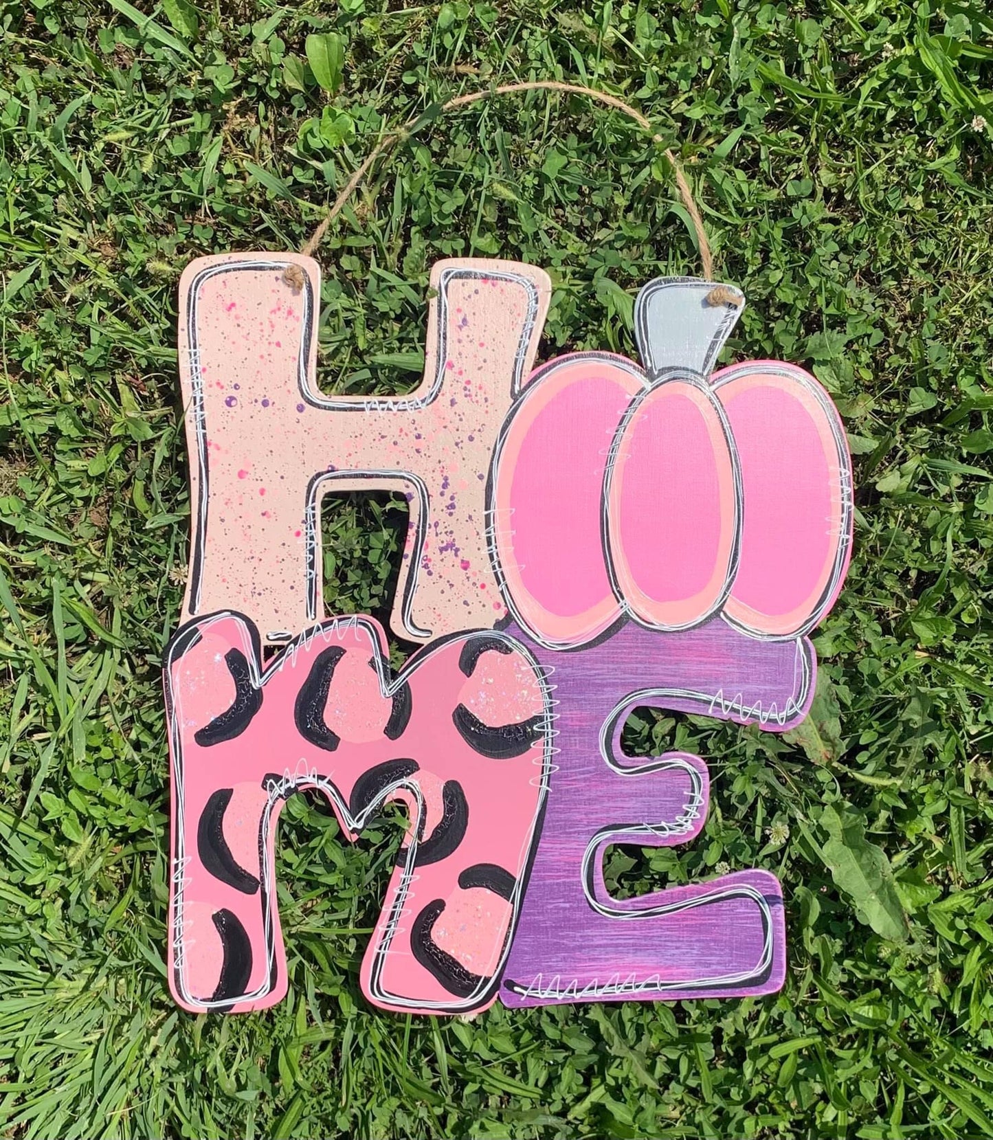 Home Pumpkin Door Hanger - preorder