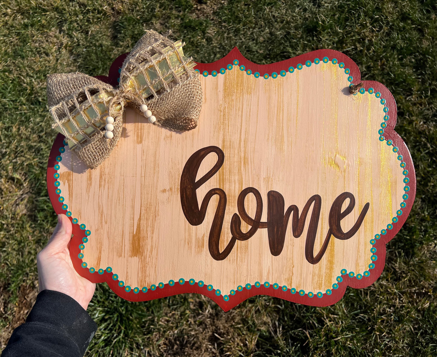 Home Gold Door Hanger - Preorder