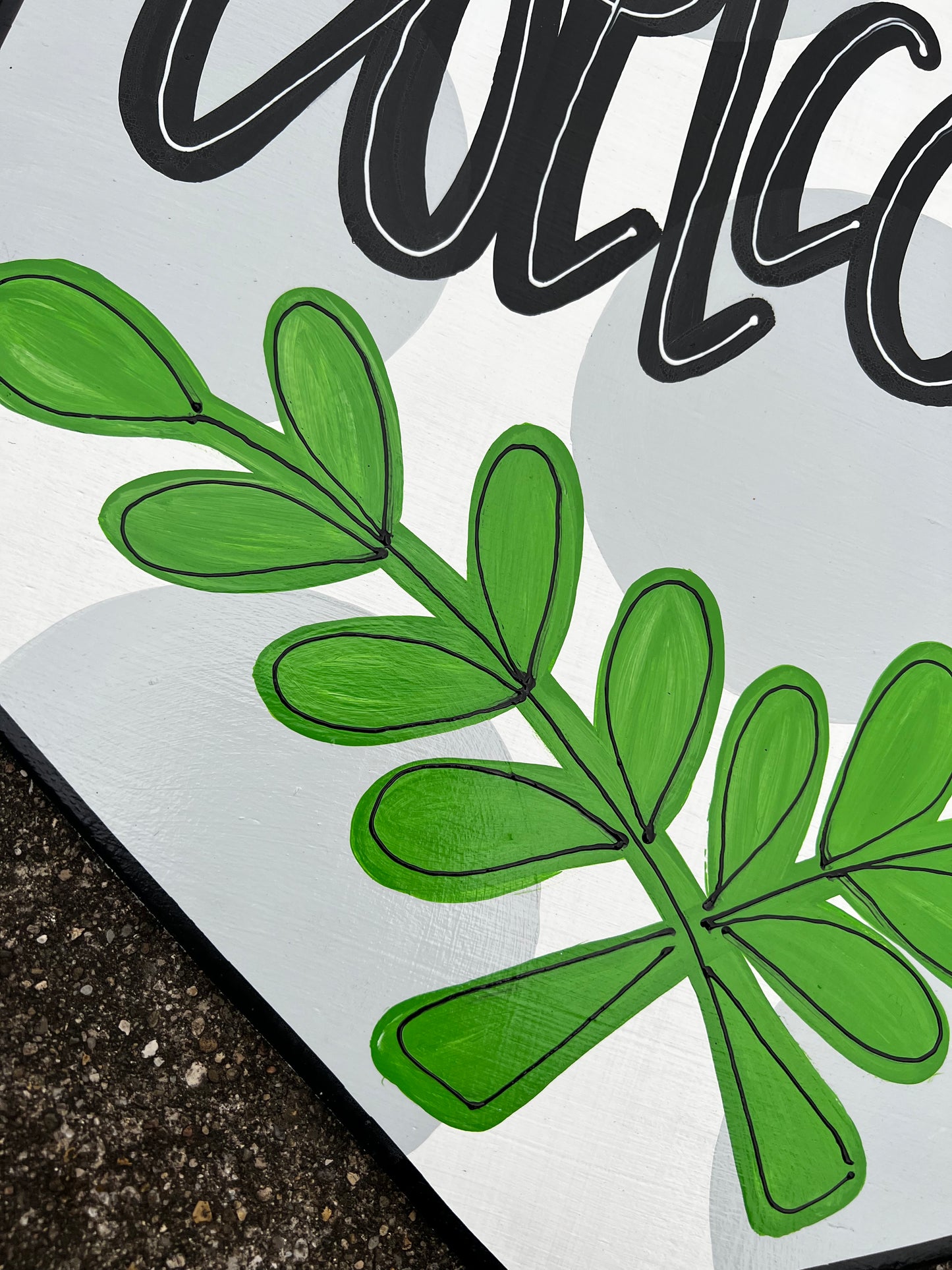 Welcome Plaque Door Hanger - Preorder