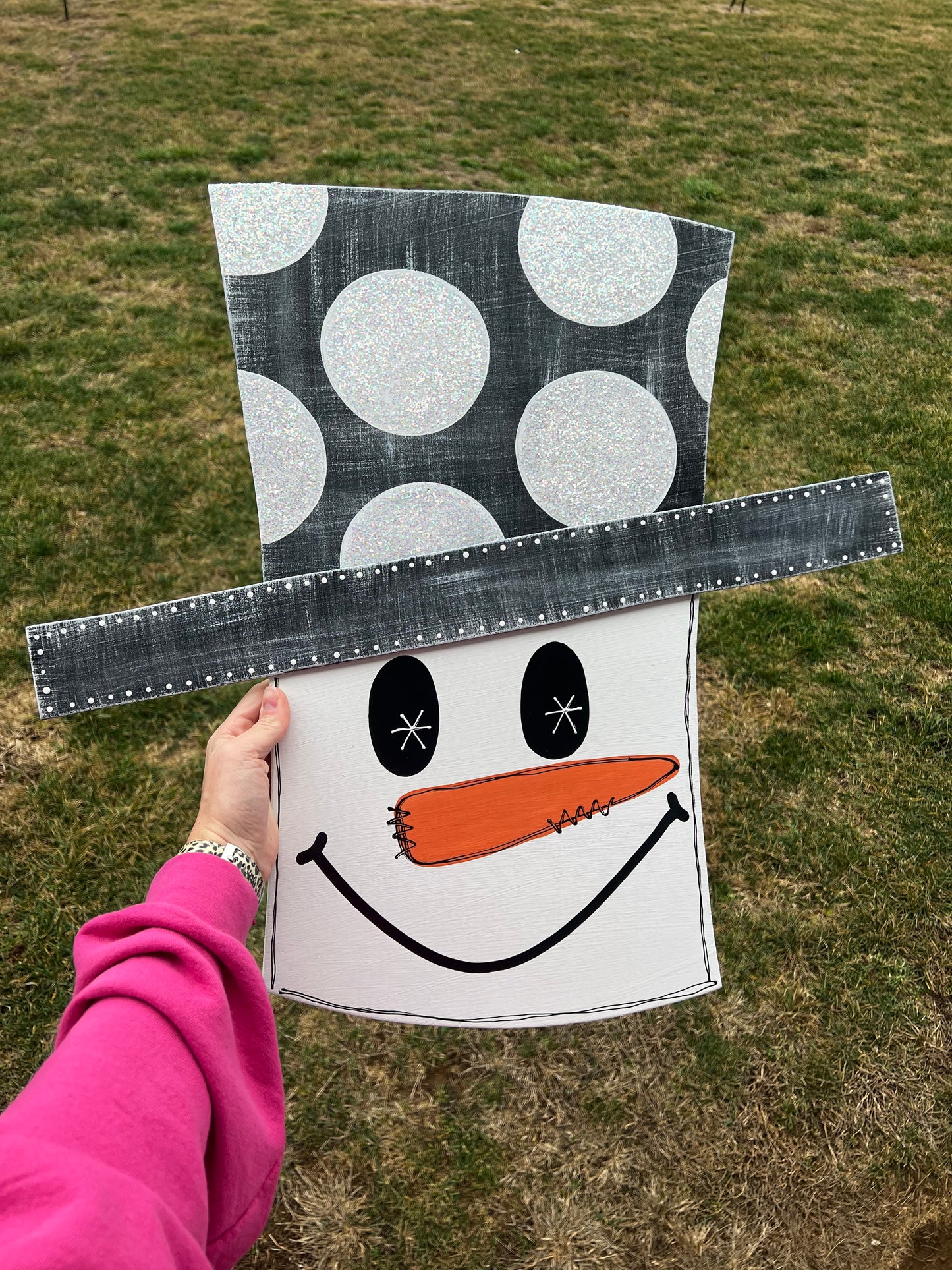 Snowman Door Hanger - Preorder