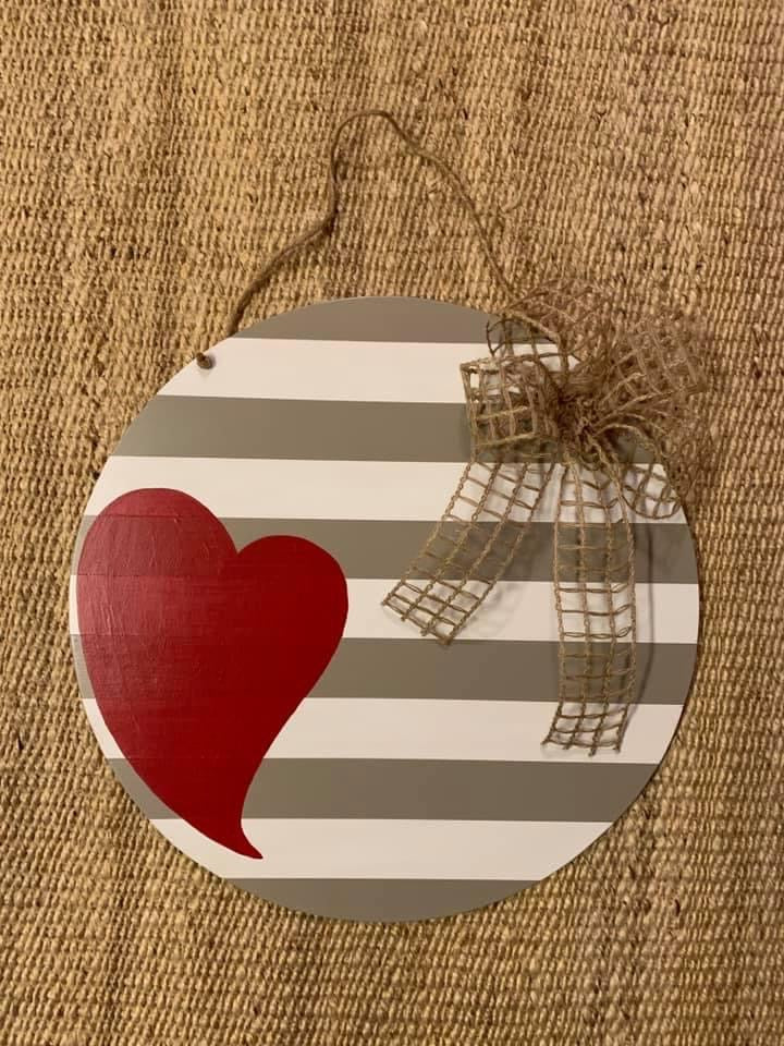 Heart Circle Door Hanger - Preorder