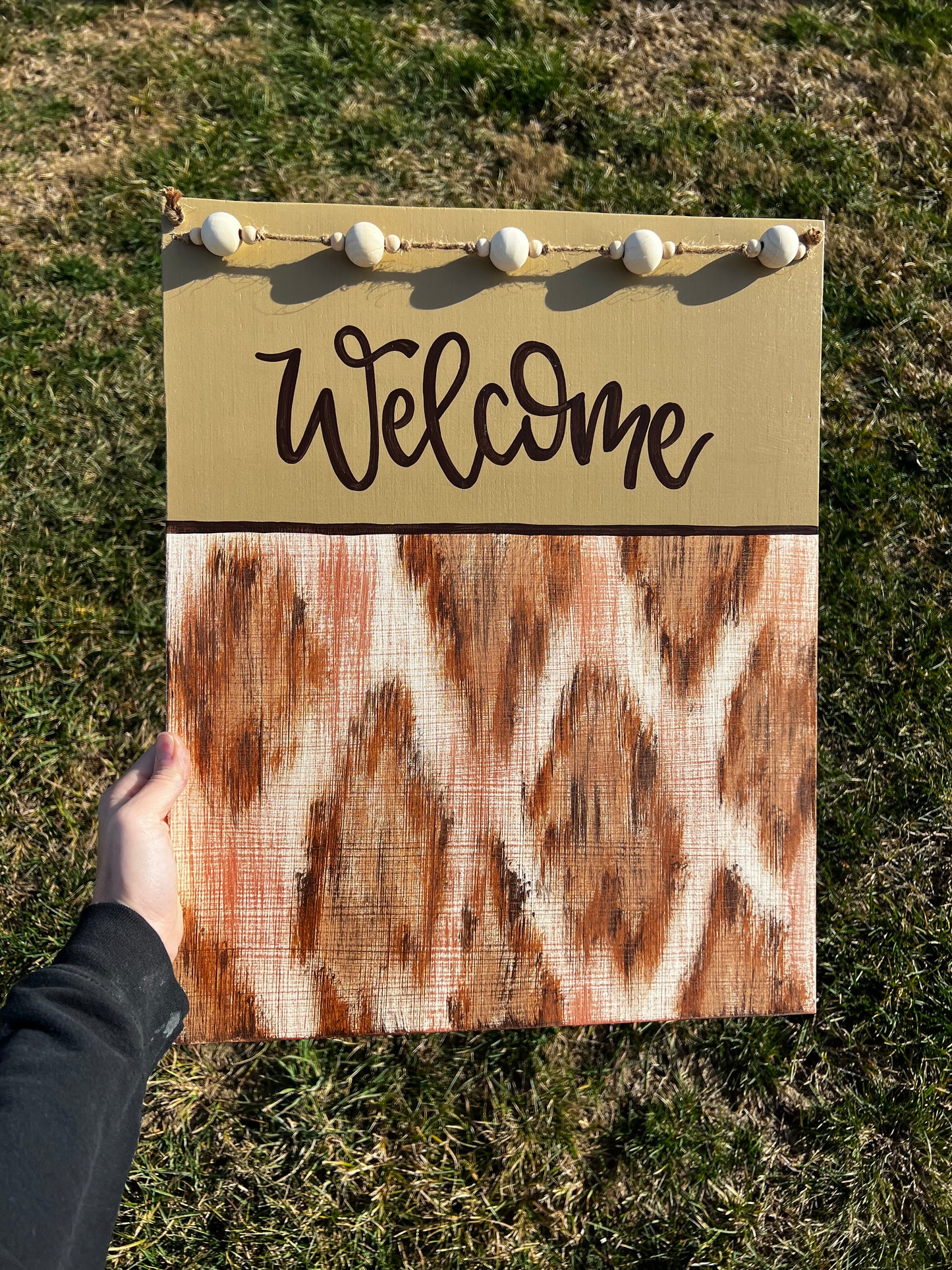 Welcome Bead Door Hanger - Preorder