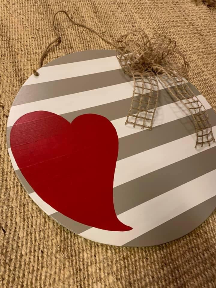 Heart Circle Door Hanger - Preorder