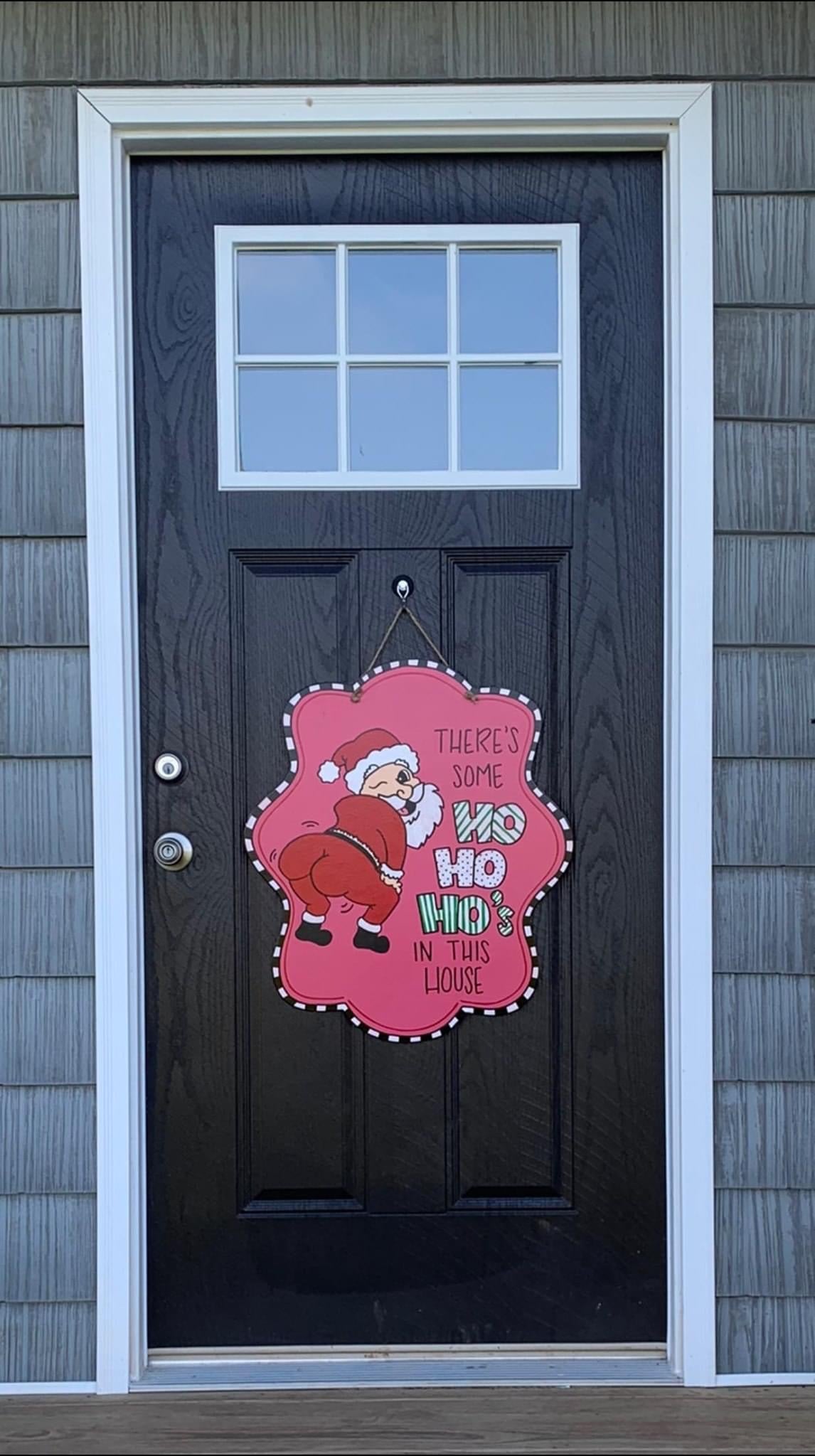 Ho Ho Ho Door hanger - Preorder