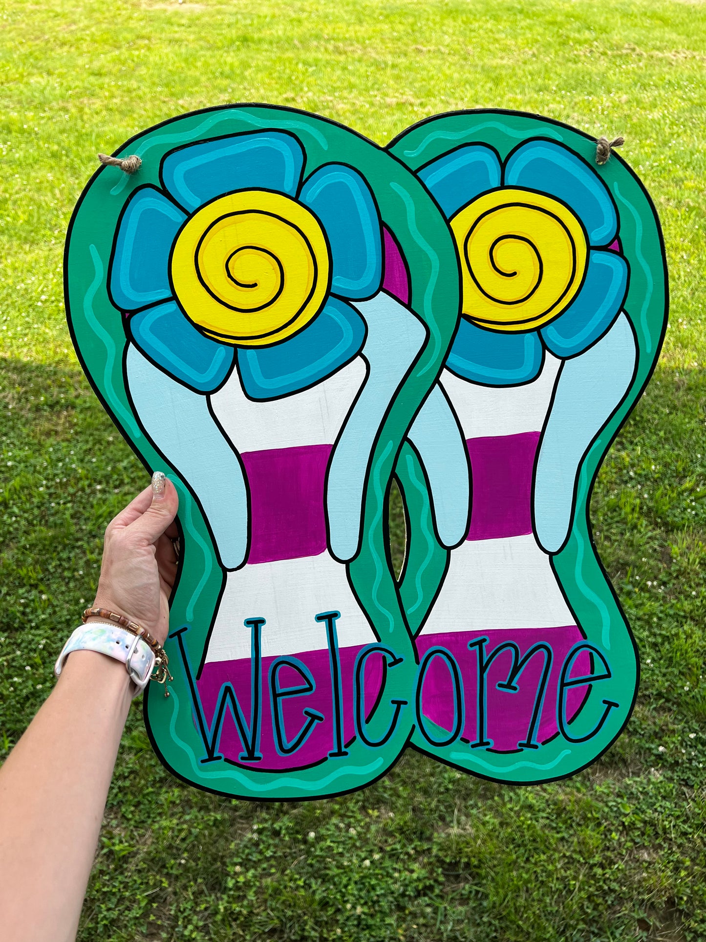 Flip Flop Door Hanger - Preorder