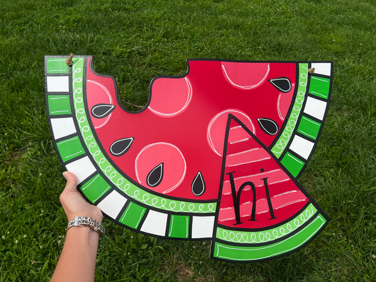 Watermelon Hi Door Hanger - Preorder