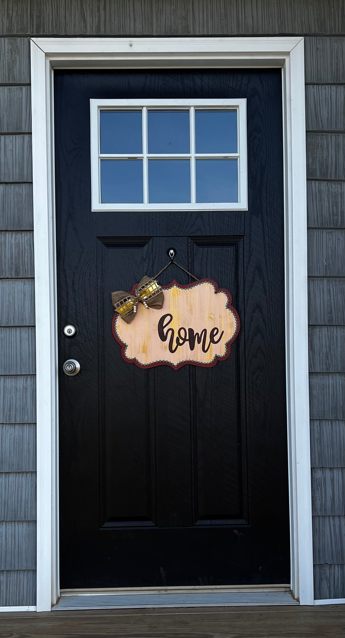 Home Gold Door Hanger - Preorder