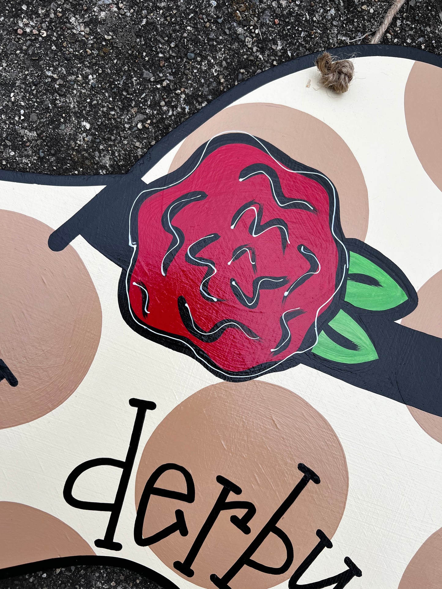 Talk Derby To Me Door Hanger - Preorder