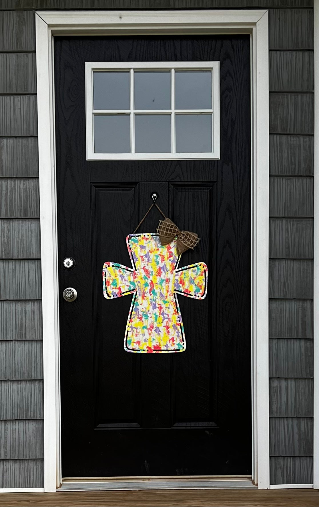 Colorful Cross Door Hanger - Preorder