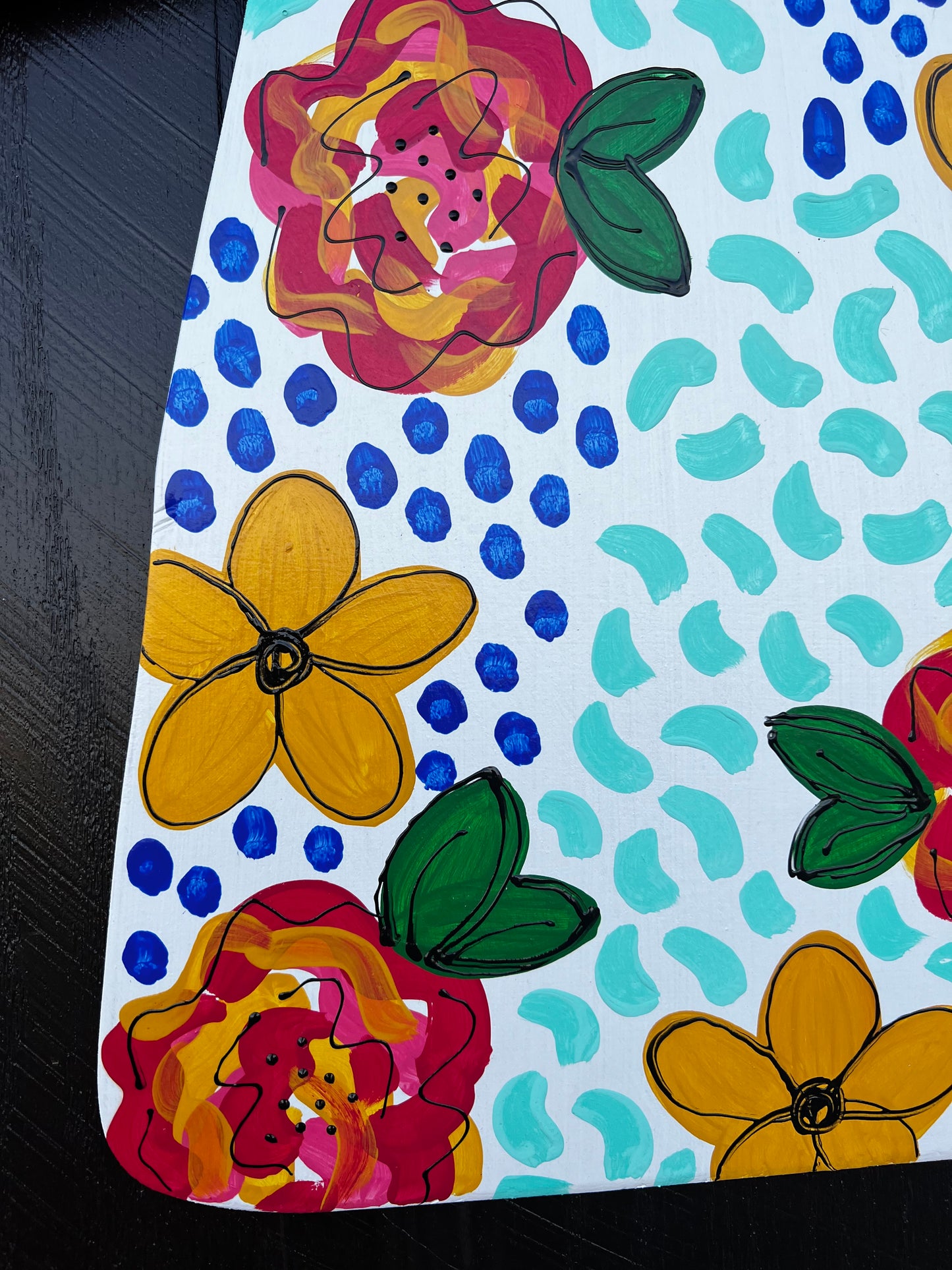 Flower Cross Door Hanger - Preorder