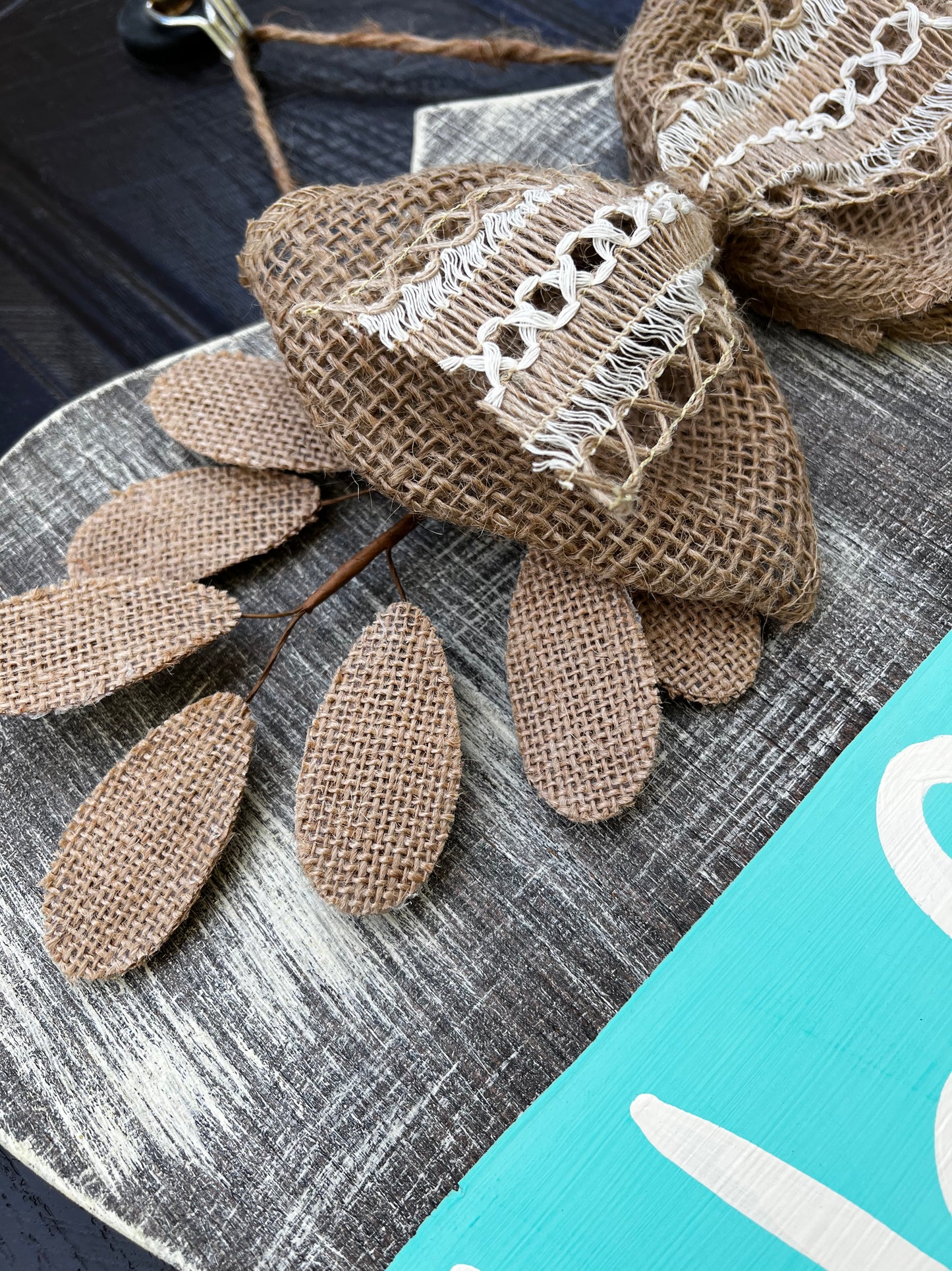 Welcome Distressed Door Hanger -Preorder