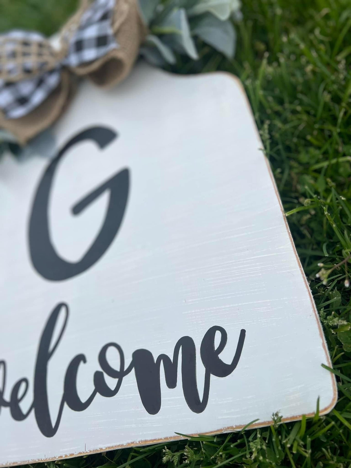 Letter Farmhouse Door Hanger - Preorder