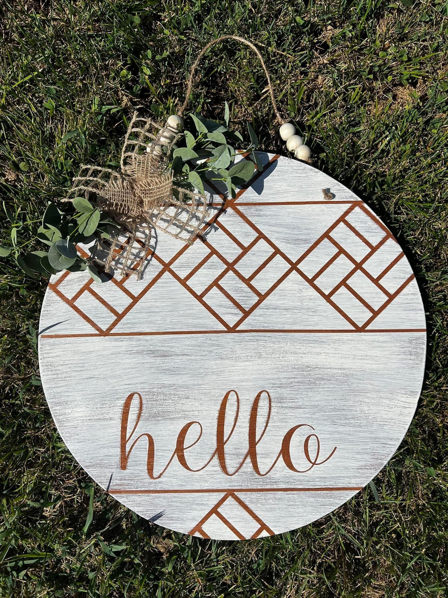 Boho Hello Door Hanger-Preorder