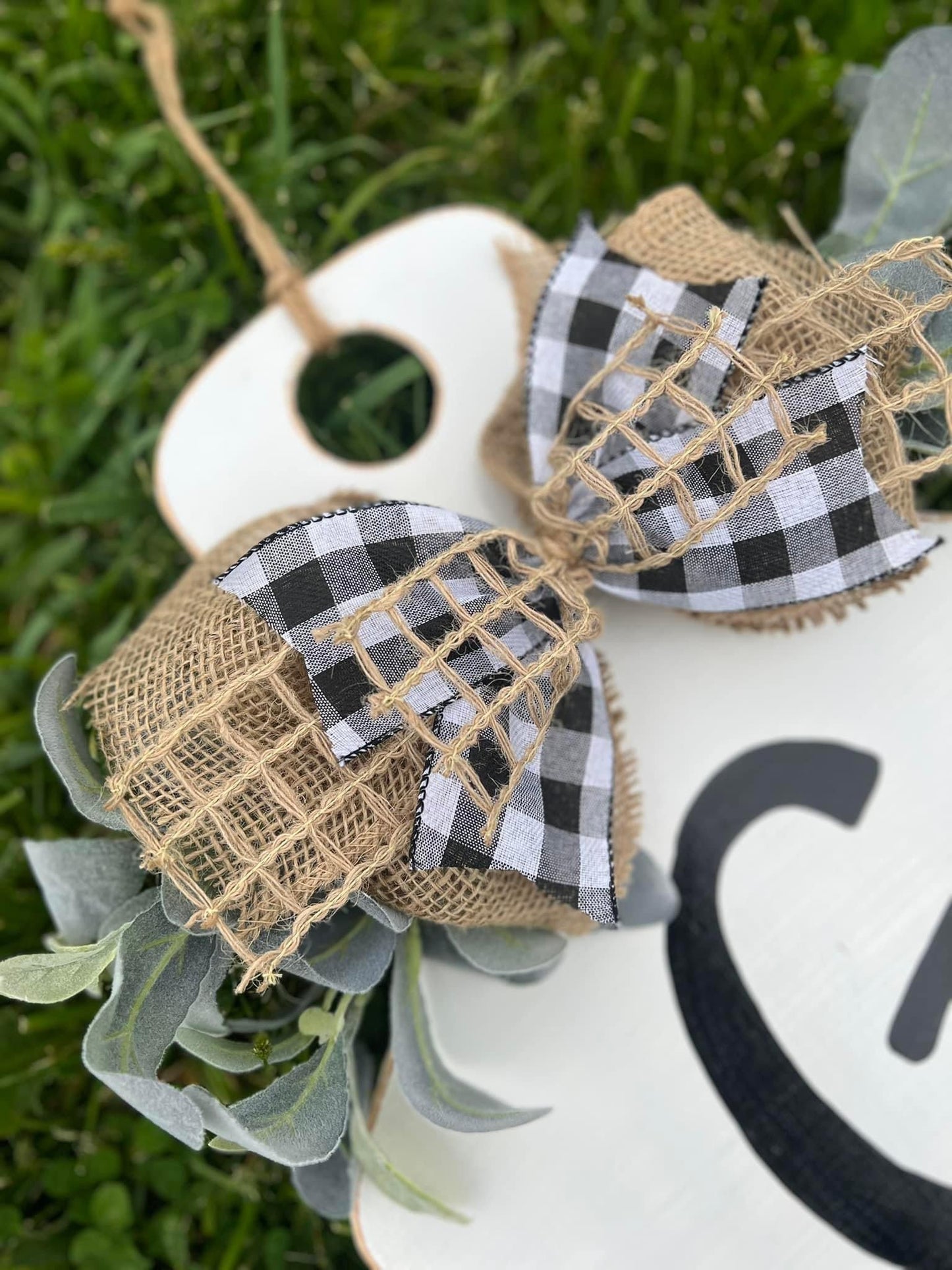 Letter Farmhouse Door Hanger - Preorder