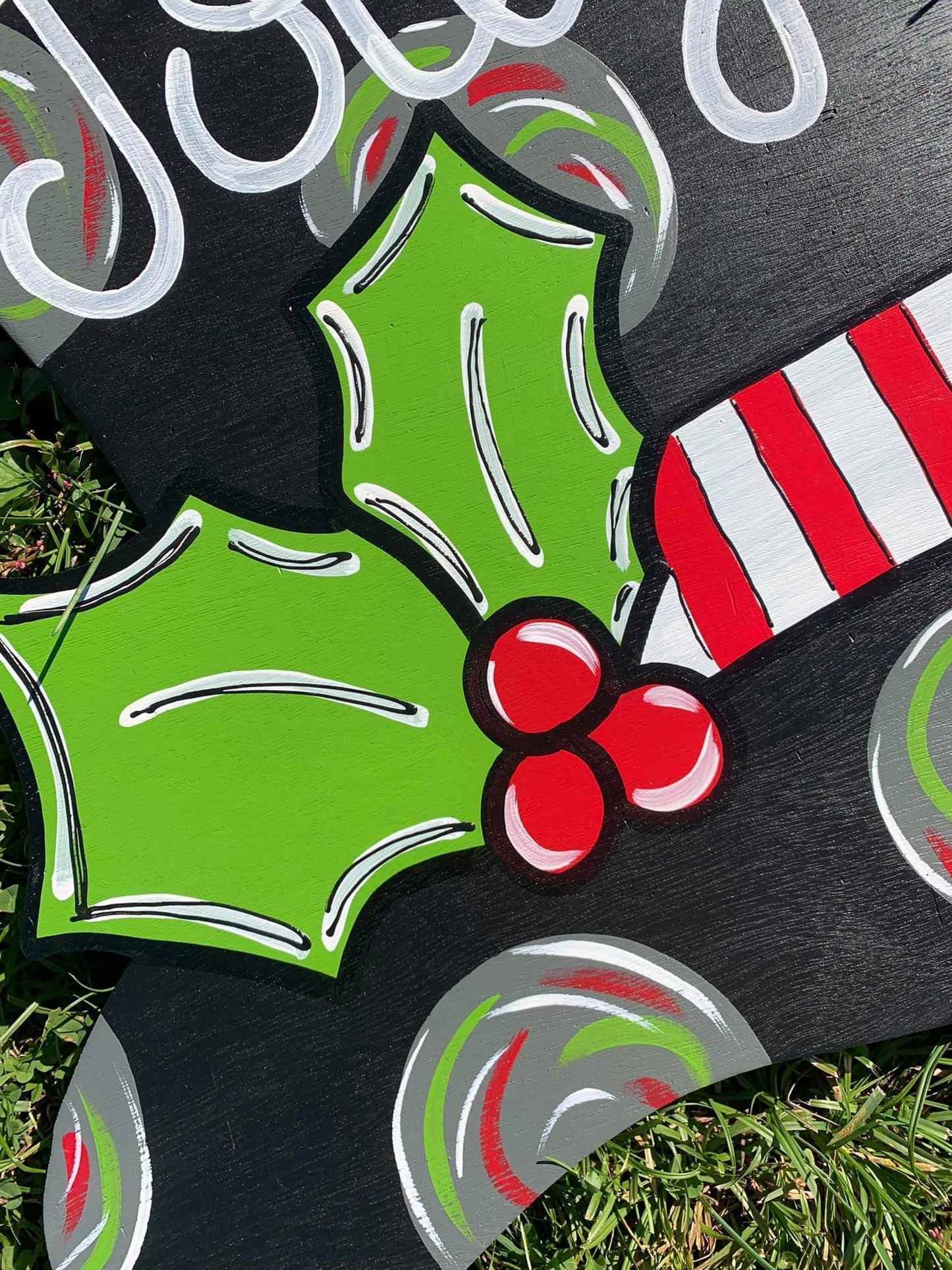 Holly Hat Door Hanger - Preorder