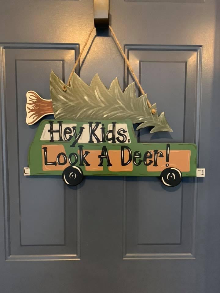 Look A Deer Door Hanger - Preorder
