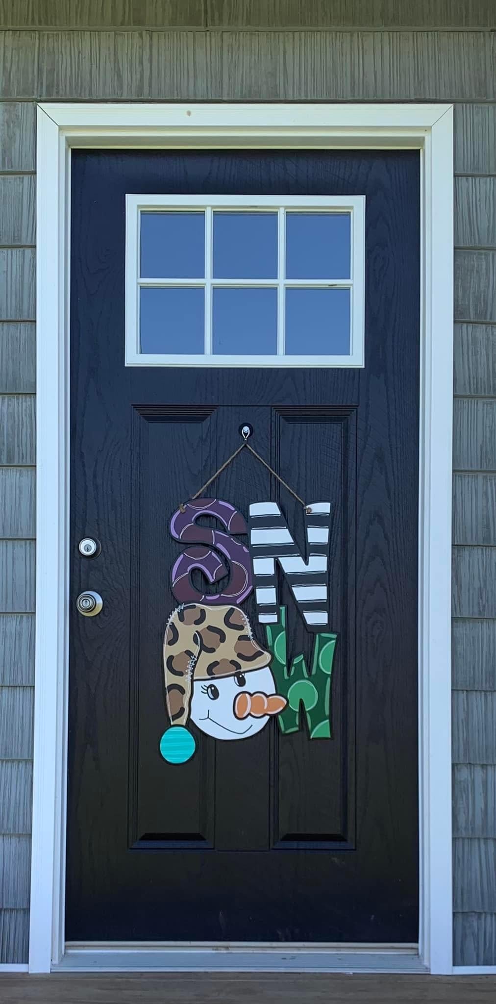 Snow Door Hanger -Preorder
