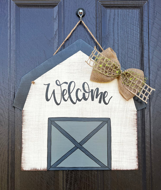 Barn Welcome Door Hanger- Preorder