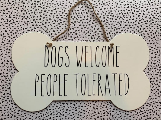 Dog welcome door hanger-Preorder