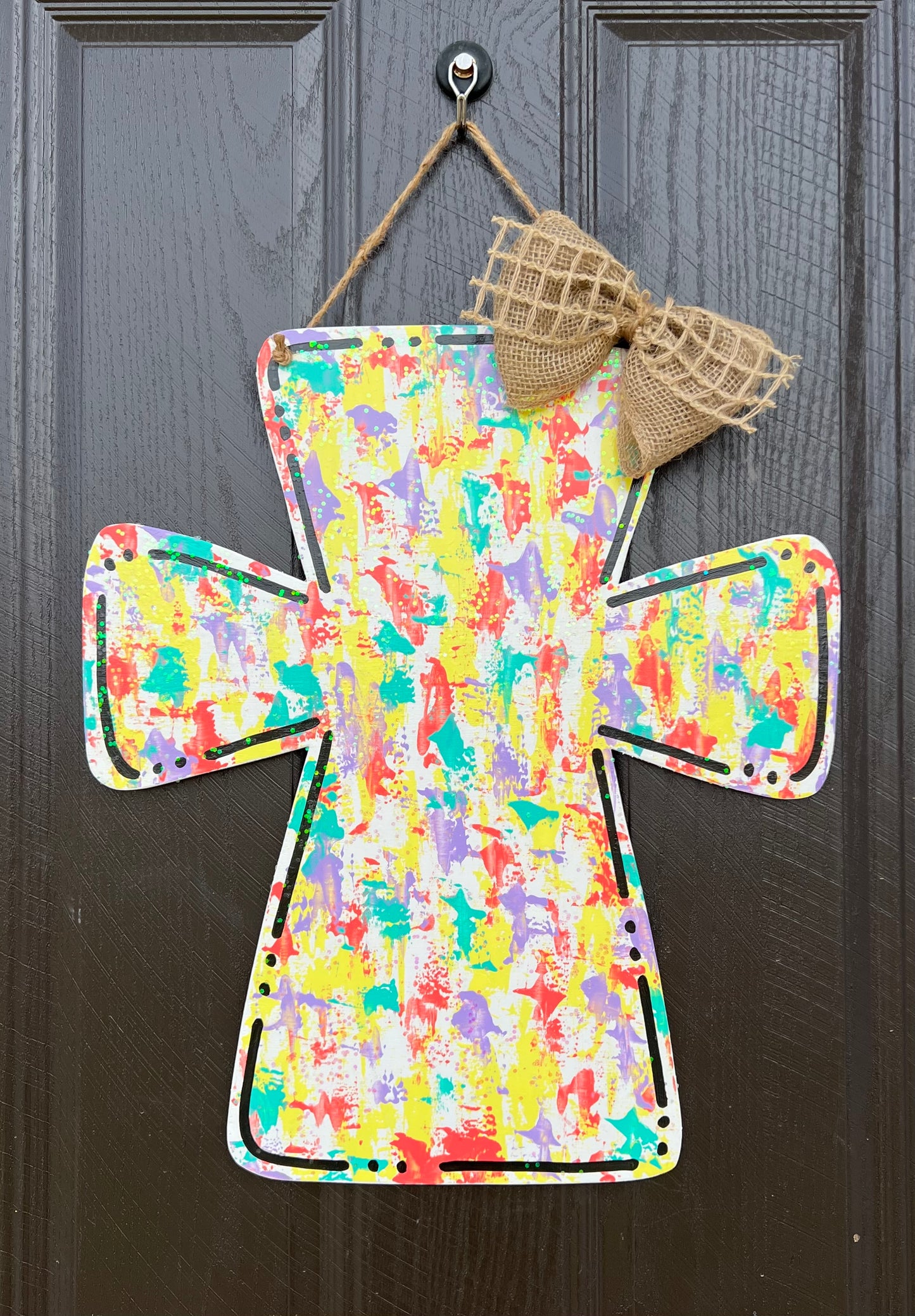 Colorful Cross Door Hanger - Preorder