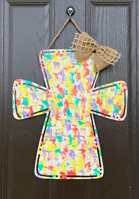 Colorful Cross Door Hanger - Preorder