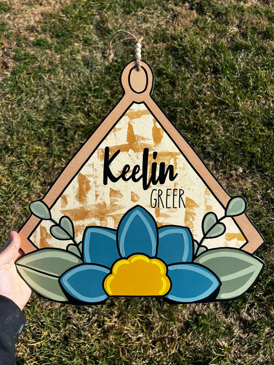 Boho Name Door Hanger - Preorder