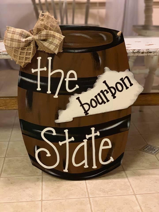 Bourbon State Door Hanger - Preorder