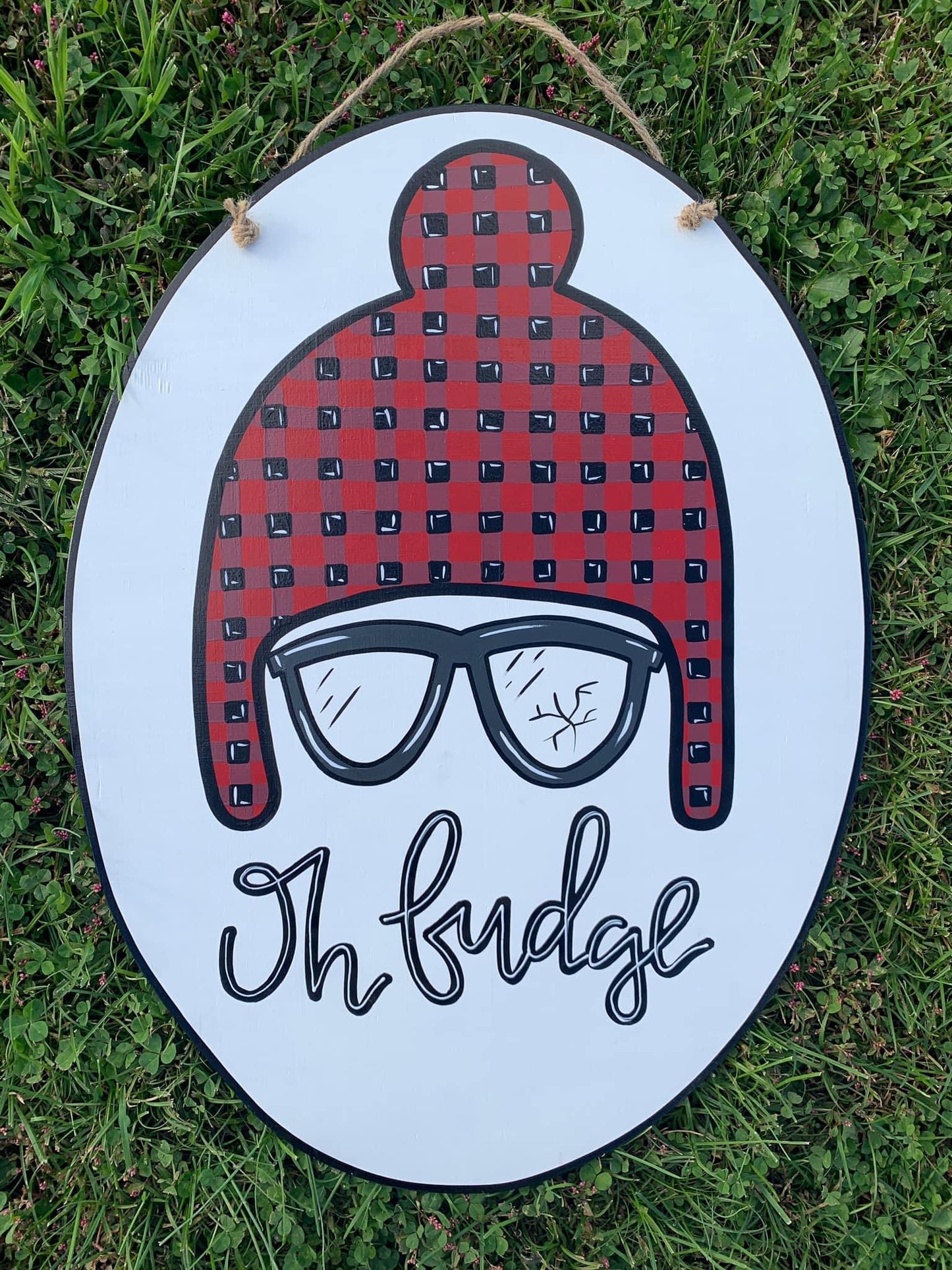 Oh Fudge Door Hanger - Preorder