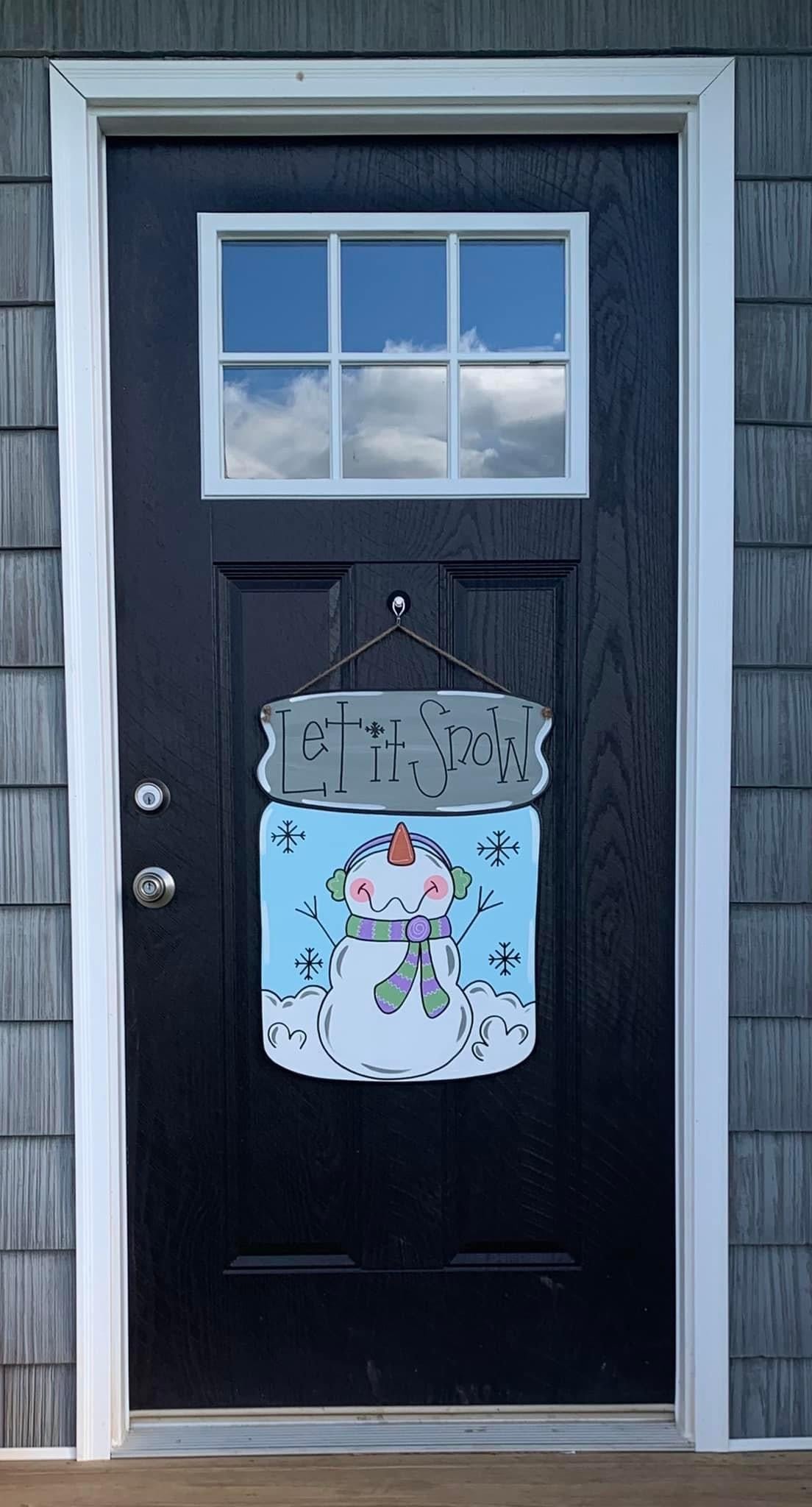 Let It Snow Door Hanger - Preorder