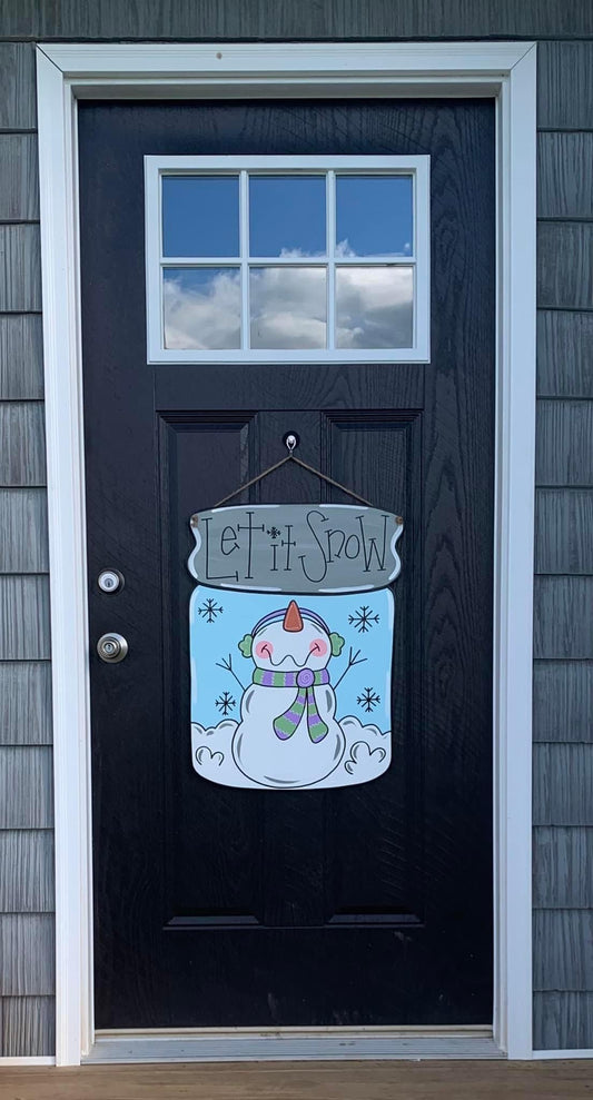 Let It Snow Door Hanger - Preorder